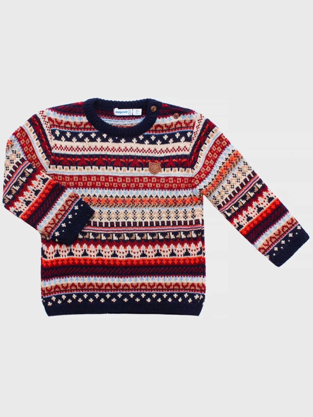 Mayoral Wool Youth Jacquard Sweater Size 18 Months